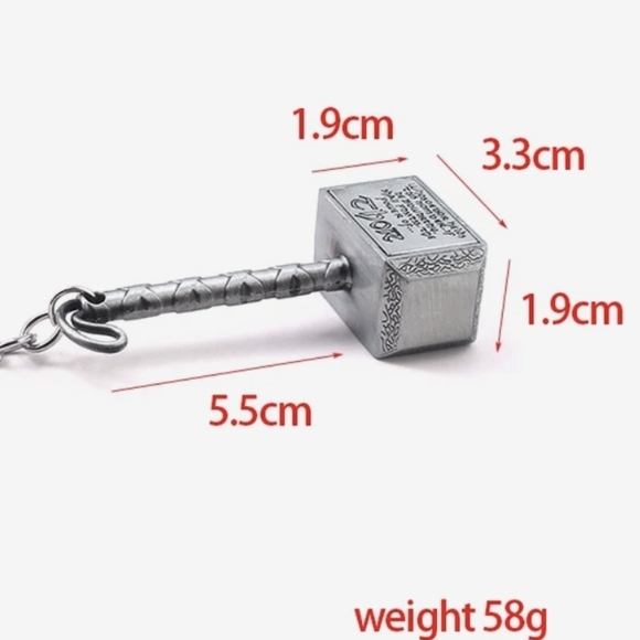 Thor keychain hammer mjolnir - Picture 3 of 4